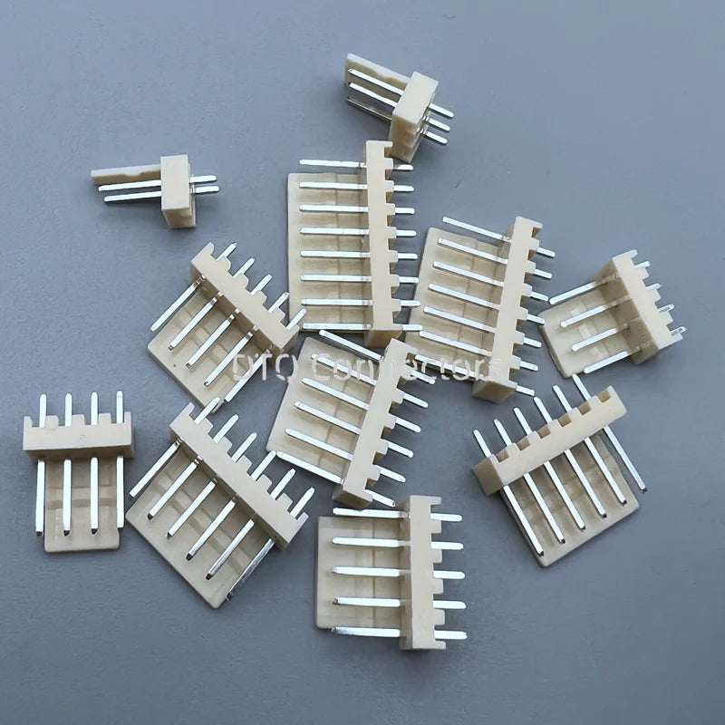 50pcs KF2510 Connector Straight needle 2.54MM PITCH Male Pin Header 2P/3P/4P/5P/6P/7P/8P/9P/12P Right Angle for PCB 2.54MM
