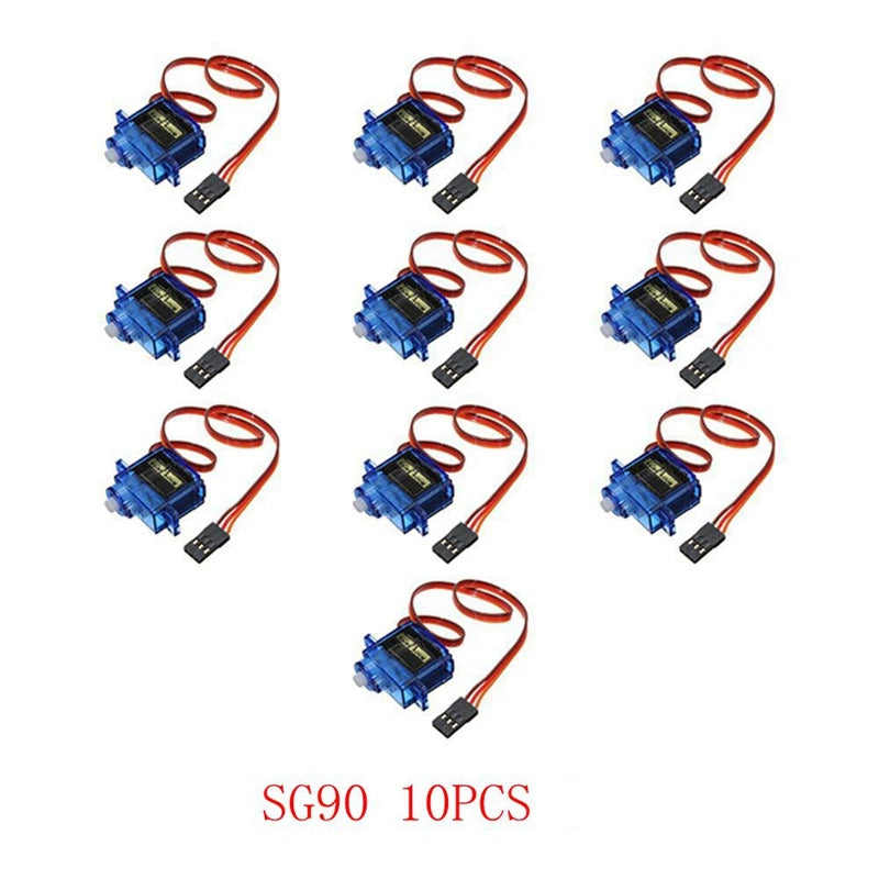 5/10/20PCS SG90 Mini Gear Micro Servo 9g 1.6KG For RC 250 450 Airplane Helicopter Car Vehicle Boat Models Spare Parts
