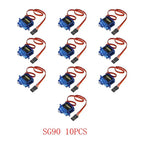 5/10/20PCS SG90 Mini Gear Micro Servo 9g 1.6KG For RC 250 450 Airplane Helicopter Car Vehicle Boat Models Spare Parts