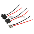 5Pcs USB TYPE-C Block 2P welding Line Waterproof Tape Type C Only Rechargeable Port head TYC Electric Shaver