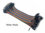 40-120pcs Dupont Line 10CM 20CM 30CM 40Pin Male to Male + Male to Female Female to Female Jumper Wire Dupont Cable for  DIY KIT