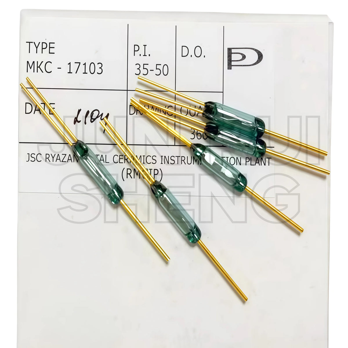 1/10PCS MKC-17103 High Power Reed Switch MKC17103 4*18MM 1A 30W 127V Normally Open/Closed NO NC SPDT Changeover Magnetic Sensor