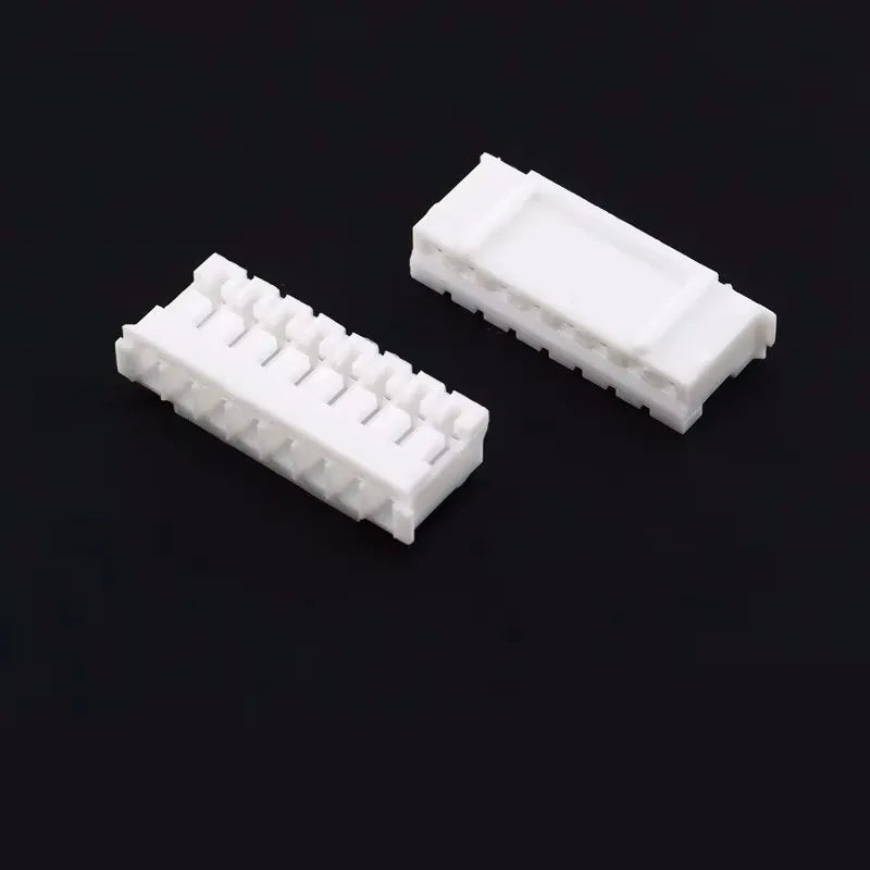 100PCS JST PH 2.0 2P 3P 4P 5P 6P 7P 8P 9P 10P 11P 12 Pin Header PH2.0 2mm Connectors Leads PH-AW PH-Y Curved Pins Male Shell