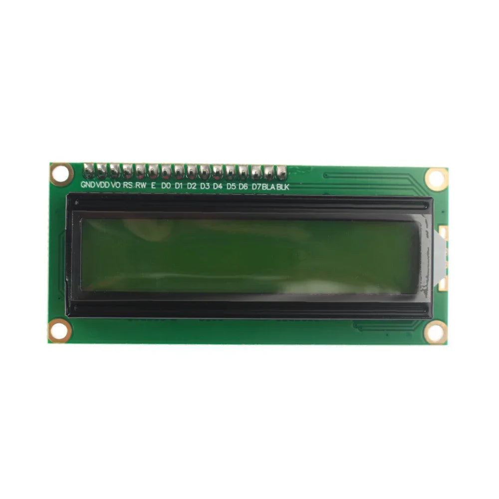 LCD1602 1602A LCD Module Level Conversion Module Yellow Green Screen 16x2 LCD Display IIC/I2C Interface 5V for Arduino