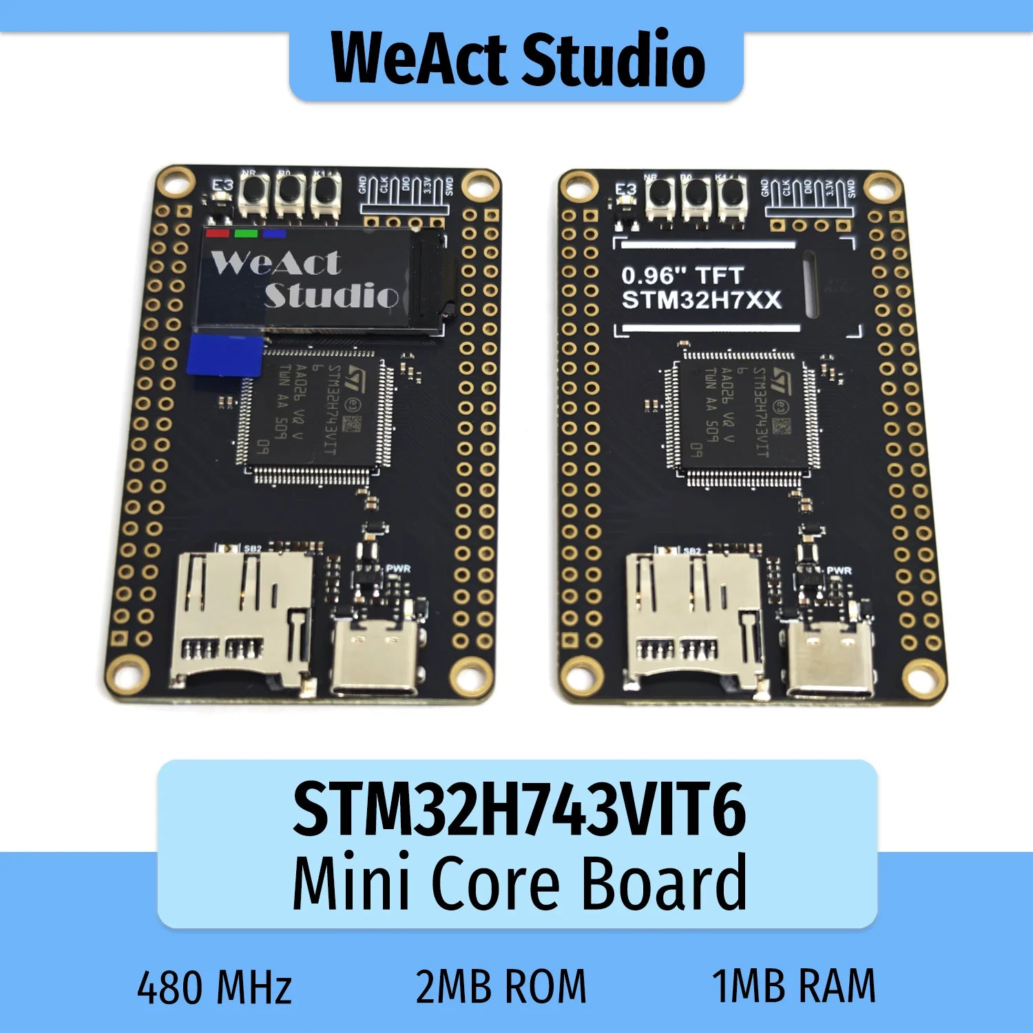 STM32H743VIT6 STM32H743VI STM32H743 STM32H7 ARM STM32 Minimum System Development Board Demo Board Core Board