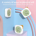 Mini Indoor Thermometer LCD Digital Temperature Meter Humidity Meter Sensor Weather Station -20~60℃ Desktop Digital Gauge