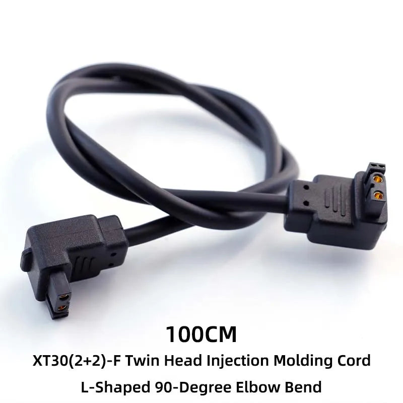 1PCS  Amass XT30 (2+2) Female Connector with Signal Pins, XT30F 4 Pin Plug with Silicone Wire for Robotics, FPV Drone, CAN Bus