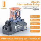 LANBOO Relay 12V 24V/AC 220V AC Voltage Coil High Quality General Purpose Micro Mini Relay with Socket Base 8pin/14pin