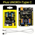 Keyestudio WIFI UNOR3 Development Board ATMEGA16U2/ ATMEGA328P/CP2102 +USB Cable With  Gift Box Compatible With Arduino Uno R3