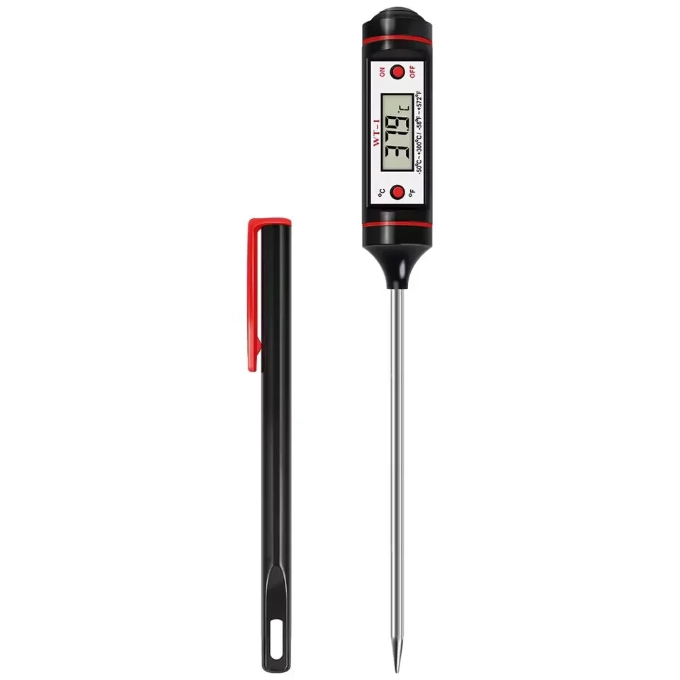 -50-300℃ Digital Food Thermometer For Meat Kitchen Cooking Water Milk Food Probe Temperature Meter BBQ Electronic Oven Tool