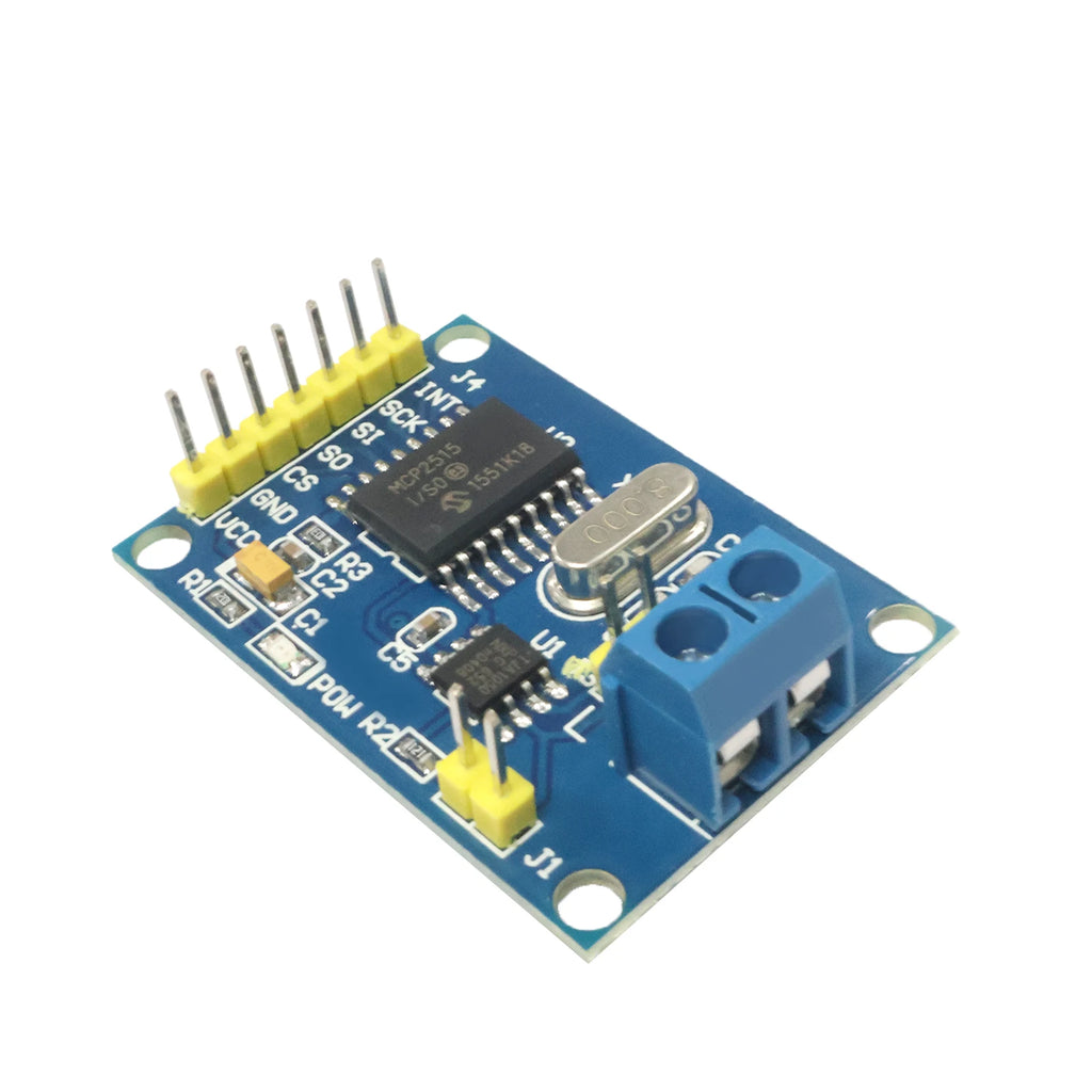 MCP2515 CAN Bus Module TJA1050 SPI Interface Receiver High Speed Industrial Grade for Arduino for STM32 for 51 MCU Automotive