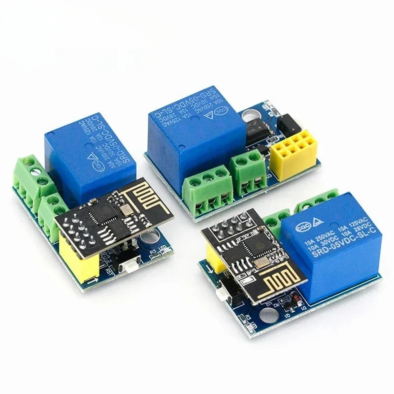 10pcs ESP8266 ESP-01/01S 5V WiFi Relay Module Things Smart Home Remote Control Switch Phone APP ESP01 Wireless WIFI Module