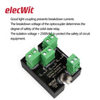 small three-phase solid state relay 220V three-way single control SSR-3X25DA DC control AC 25A