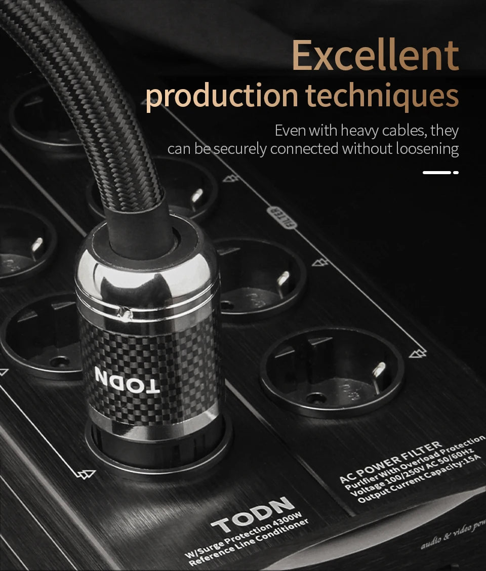 HIFI Power Filter HiFi Lightning Protection Anti-Interference PA Audio Power Purifier EU Dedicated Power Strip