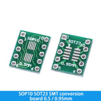 10PCS PCB Board Kit SOP24 SOP8 SOP14 SOP16 SOP20 SOP28 SMD Turn To DIP Adapter Converter Plate SOP 8 14 16 20 24 28
