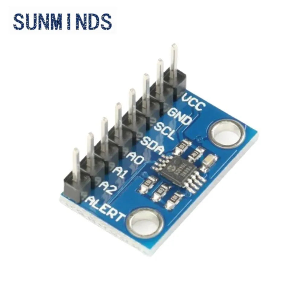MCP9808 High Accuracy Temperature Sensor I2C IIC Breakout Board Module 2.7V-5V Logic Voltage for Arduino 9808