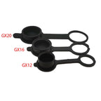 2/5/10pcs GX12 GX16 GX20 Aviation Circular Plug Socket Rubber Protective Cover Welding Cable Connectors Waterproof Dust Cap