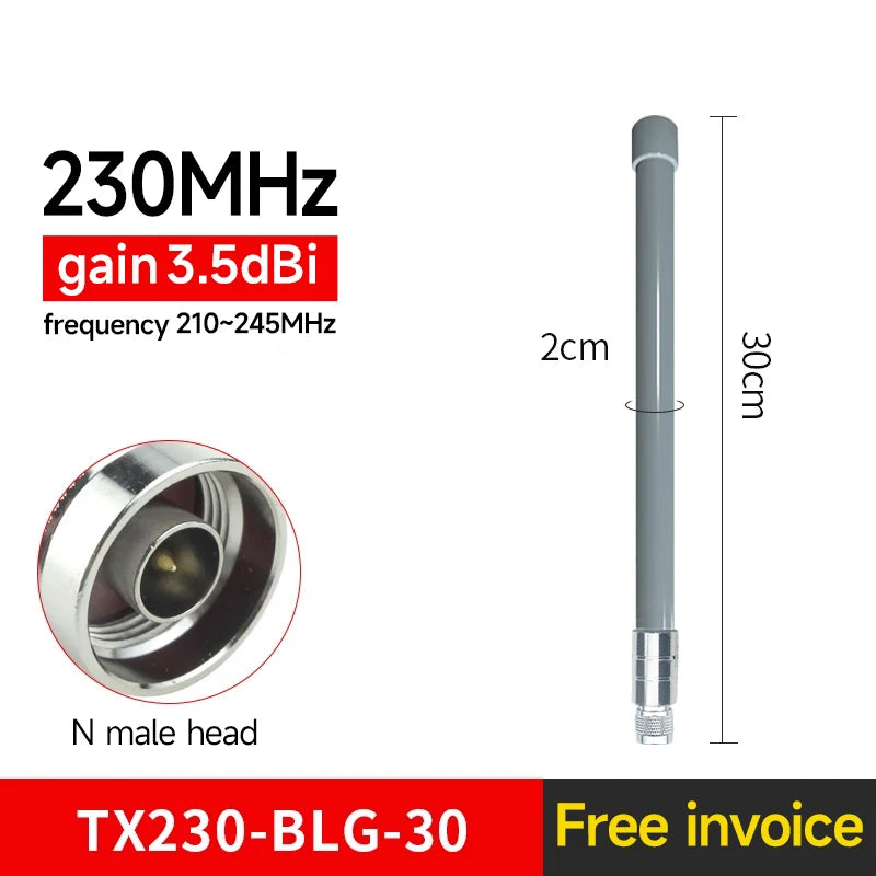LoRa Helium Miner Hotspot Outdoor 868MHz 915MHz Antenna N Male Aerial RAK  Waterproof Long Range 3dBi CDSENET TX/868/915-BLG-26