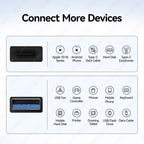 JEYI 5Pcs USB-A to Type-C Extension Adapter USB-C To USB 3.2 10Gbps OTG Coverter For Laptop PC Connector Converte S23 IWatch