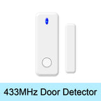 Wireless Door Window Sensor 433MHz EV1527 Code Open Door Magnetic Detector For Smart Home Security Burglar Alarm System