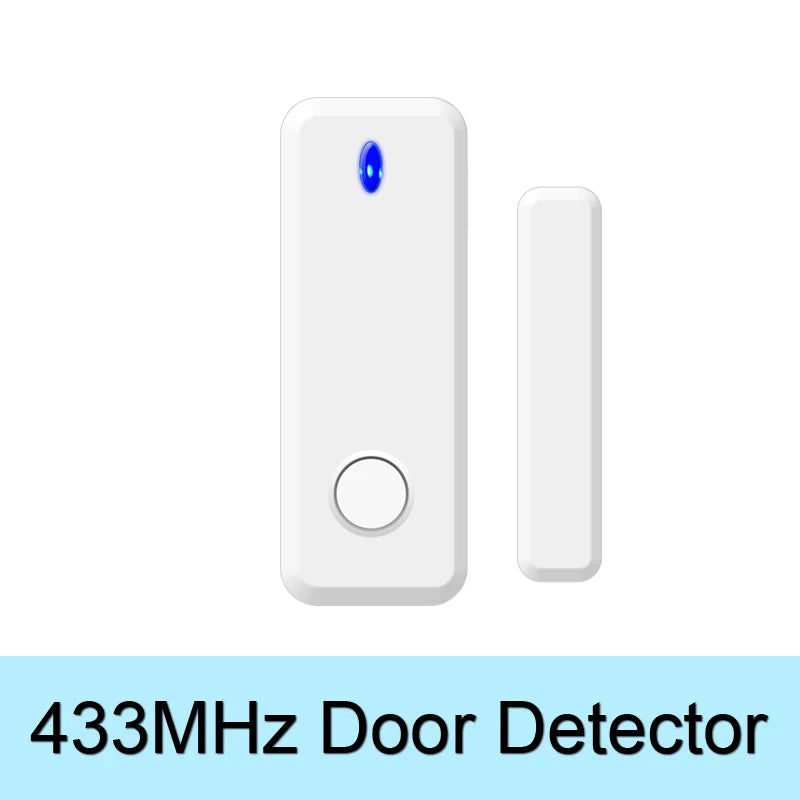 Wireless Door Window Sensor 433MHz EV1527 Code Open Door Magnetic Detector For Smart Home Security Burglar Alarm System