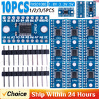 TXS0108E Logic Level Conversion Module 3.3V 5V 8 Channel Logic Level Shifter Bi-Directional Module High Speed for Arduino