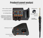 JCD 2 in 1 750W Soldering Station LCD Digital Display Rework Welding Station for Cell-phone BGA SMD IC Repair Solder Tools 8898
