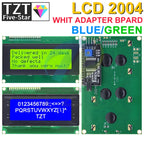 TZT LCD2004+I2C 2004 20x4 2004A Blue/Green screen HD44780 Character LCD /w IIC/I2C Serial Interface Adapter Module For Arduino