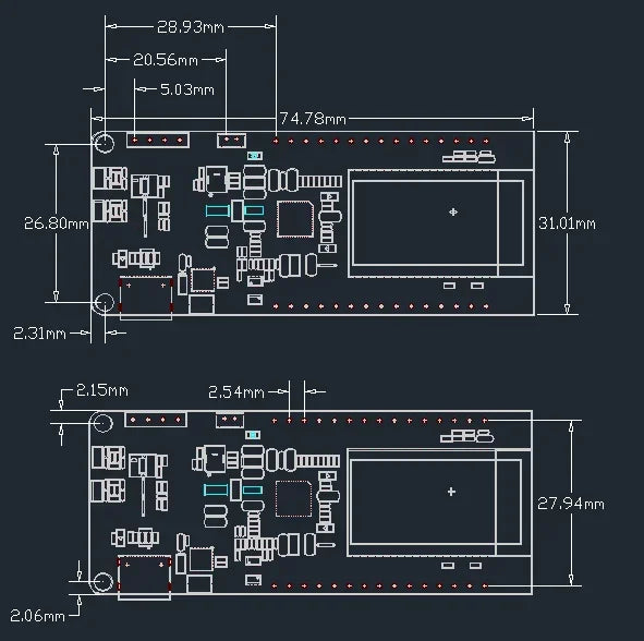 T-PCIE ESP32 4G CAT1 CAT4 GPS SIM7070G SIM868 SIM7080G SIM7020G A7608E A7608SA A7670E A7670G Development Board PMU 2G 3G NB-IOT