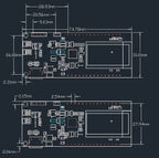 T-PCIE ESP32 4G CAT1 CAT4 GPS SIM7070G SIM868 SIM7080G SIM7020G A7608E A7608SA A7670E A7670G Development Board PMU 2G 3G NB-IOT
