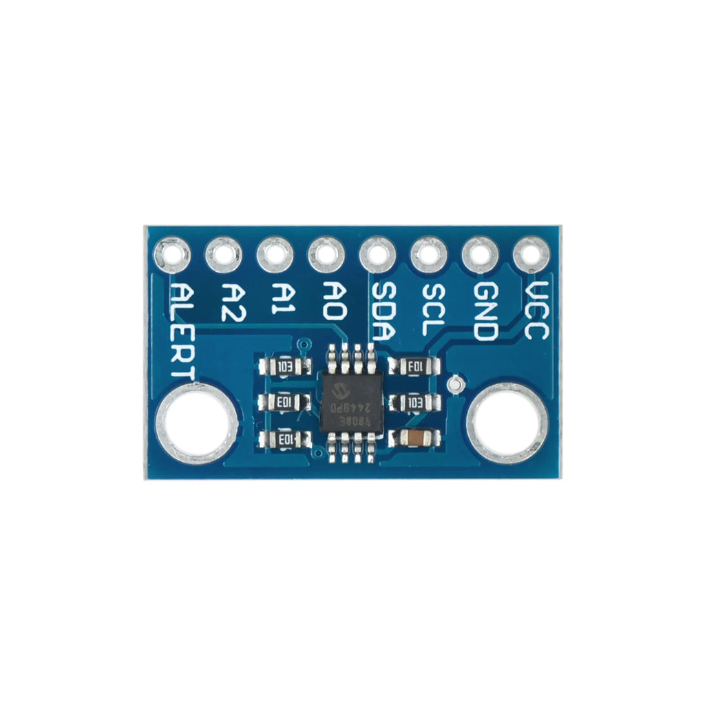 MCP9808 high-precision I2C temperature sensor has a resolution of ±0.25°C /0.0625°C