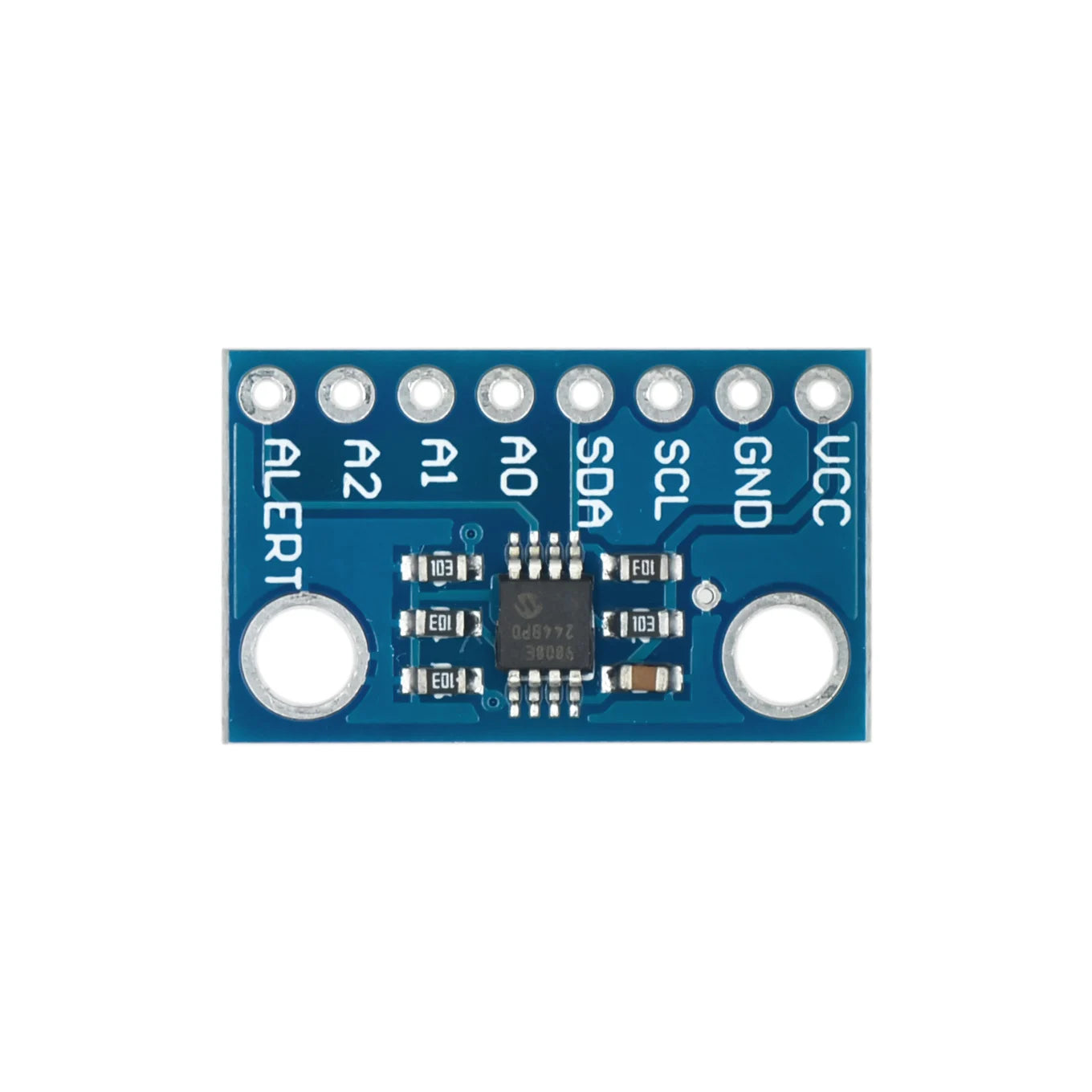 MCP9808 high-precision I2C temperature sensor has a resolution of ±0.25°C /0.0625°C