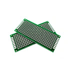 2x8cm 3x7cm 4x6cm 5x7cm 6x8cm 7x9 8x12 9x15cm 10*15CM Green PCB Dual Panel Board DIY Universal Prototype Board Protoboard Kit