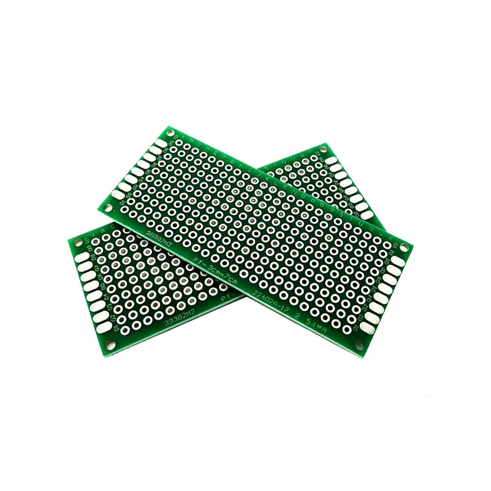 2x8cm 3x7cm 4x6cm 5x7cm 6x8cm 7x9 8x12 9x15cm 10*15CM Green PCB Dual Panel Board DIY Universal Prototype Board Protoboard Kit
