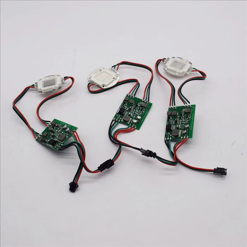 1X Addressable WS2811 30W LED Pixel Module Light DC12V RGB Program High Power LED