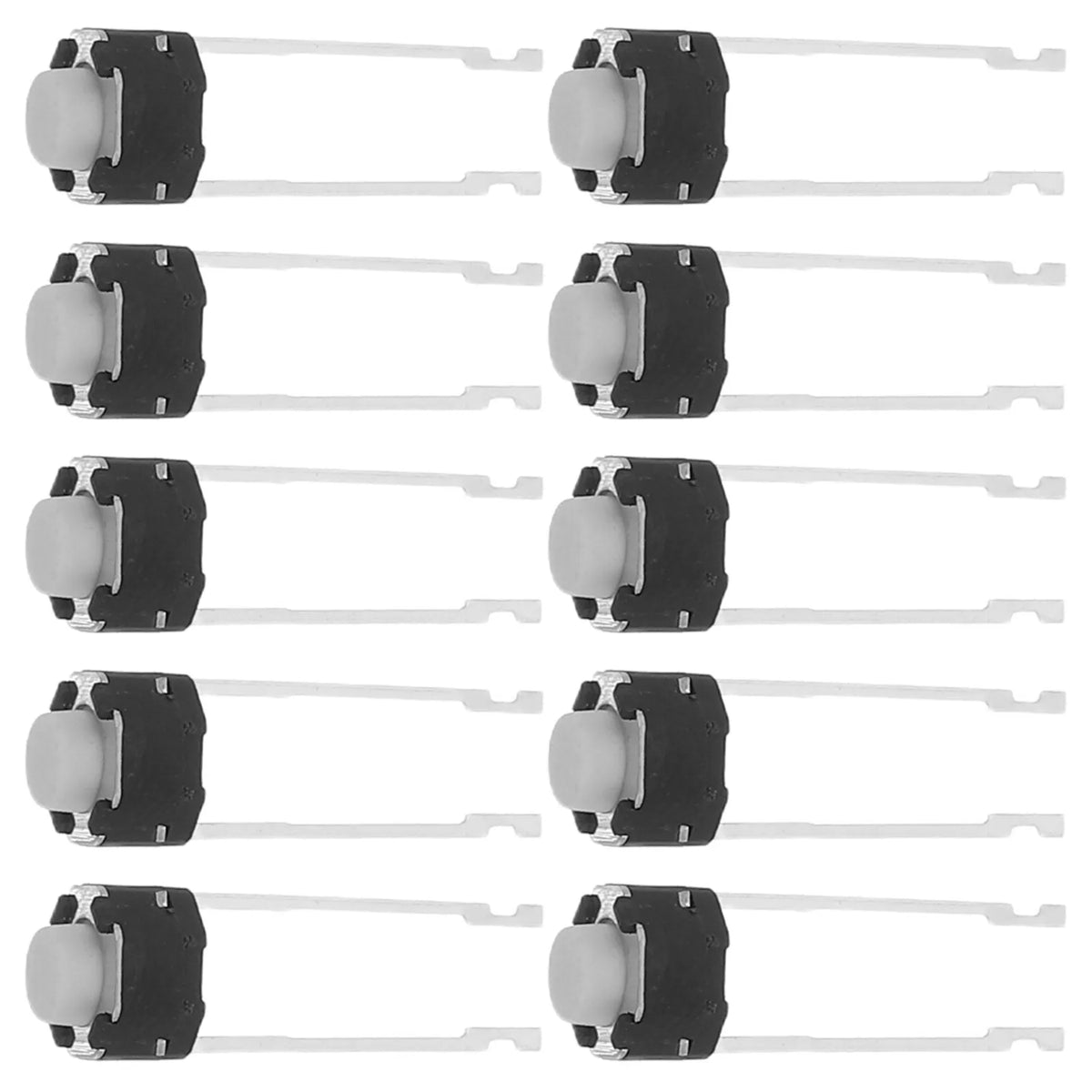 20pcs Micro Tactile Push Button Switch Mini Momentary Surface Mount 2 Pin Round For Breadboard Diy Electronics Kit