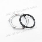 40mm Metal Push Button Switch Power LED Light Waterproof Reset Self-locking Latching Start Stop Switch On Off 2NO2NC With Wire