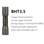 10-200pcs Heat Shrink Butt Connectors AWG 24–10 Butt Splice Insulated Waterproof Electrical Automotive Wire Crimp Terminals