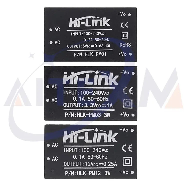 HLK-PM01 HLK-PM03 HLK-PM12 AC-DC 220V to 5V/3.3V/12V Mini Power Supply Module Intelligent Household Switch HLK-5M05 YANXD
