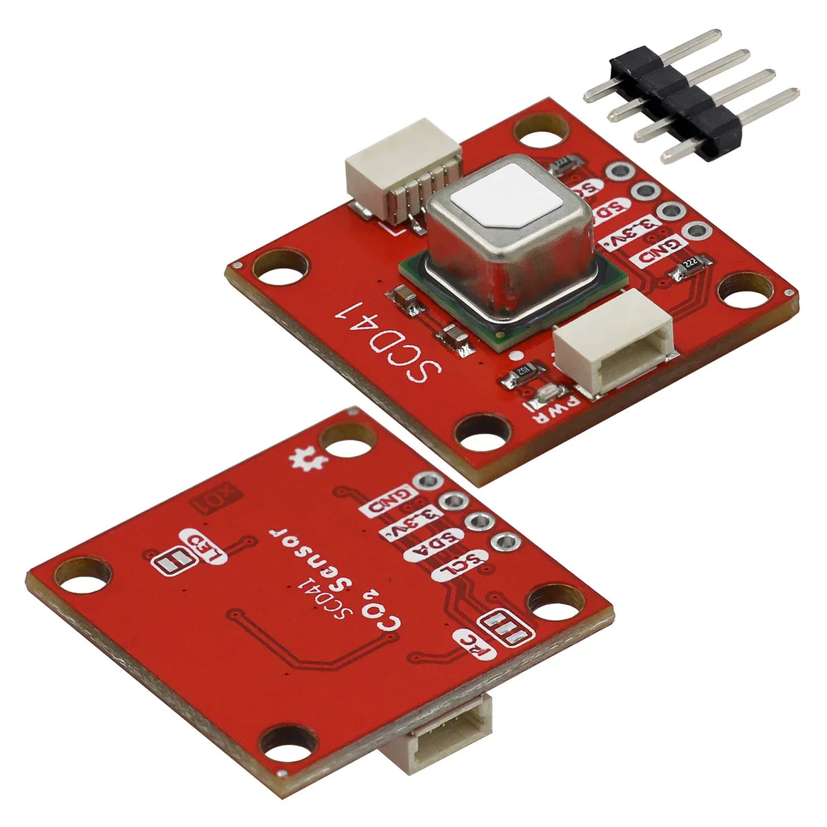 SCD40 SCD41 Gas Sensor Module Detects CO2 Carbon Dioxide Temperature and Humidity In One Sensor I2C Communication