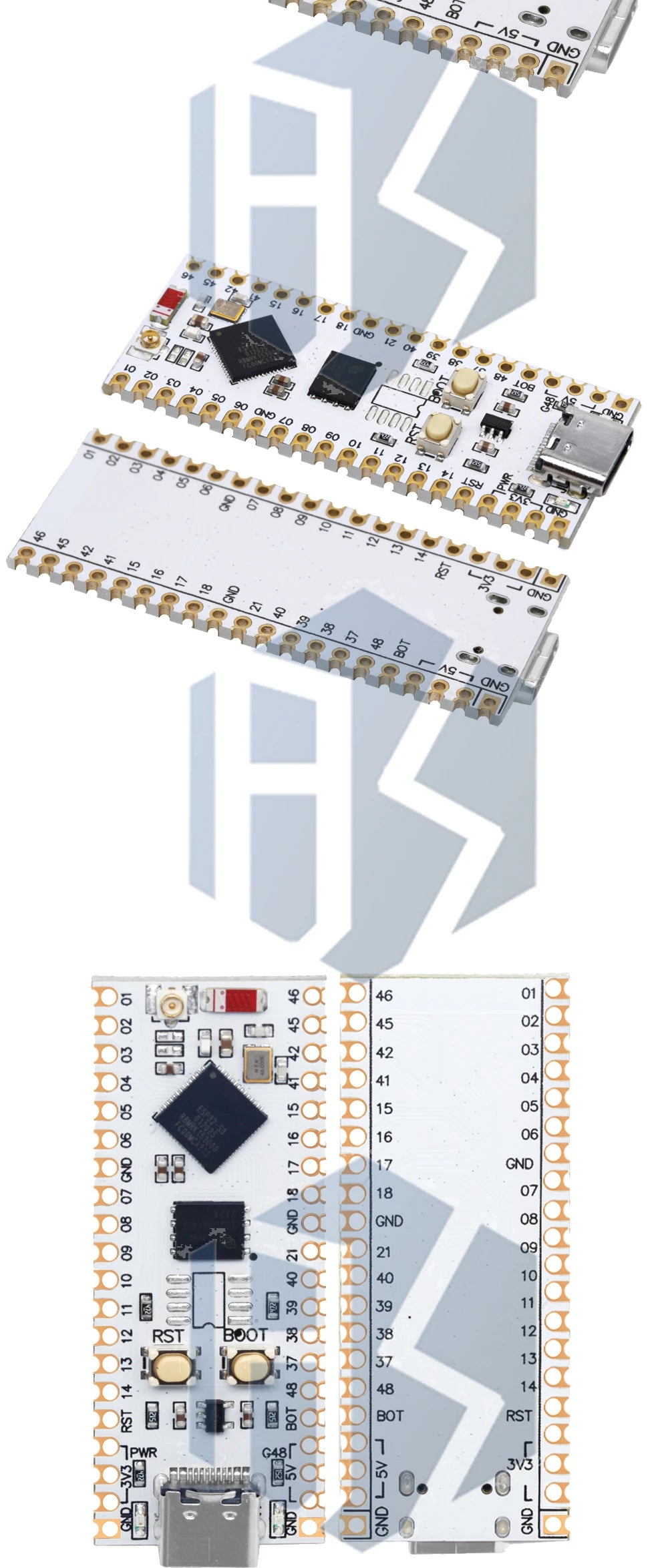 ESP32-S3 NANO WIFI Bluetooth Development Board Type C ESP32-S3-N16R8 Module On-Board Antenna External 16M SPI FLASH 8M PSRAM