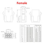 5PC Micro-fit Molex MX3.0 43025 43020 22AWG Dual Row Small 5557 5559 Male Female Air Dock Electronic Terminal Wire Cable Harness