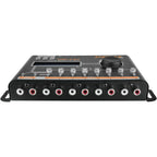 US Shipping Car Audio DSP 2.8X Digital Crossover Equalizer 8 Channel Signal Processor with Sequencer Remote Relay