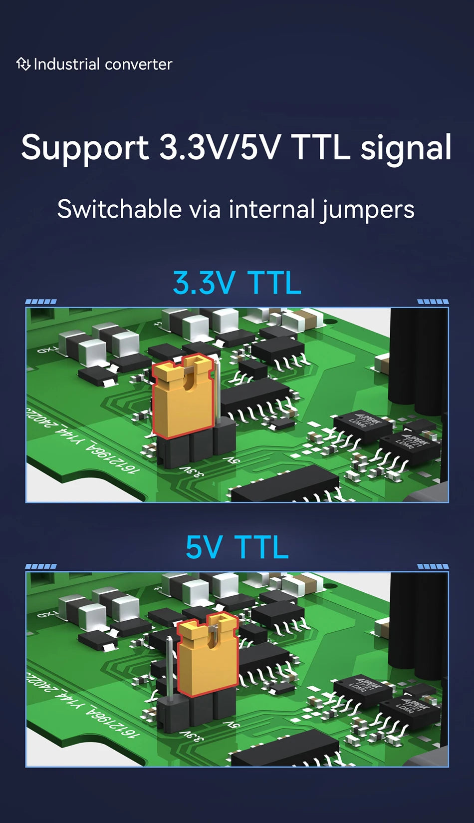 FT232RL USB To RS485 RS422 RS232 TTL Industrial Converter CDSENT E810-U15 FTDI FT232 Power Signal Isolation Type-C DC4.5~5.5V