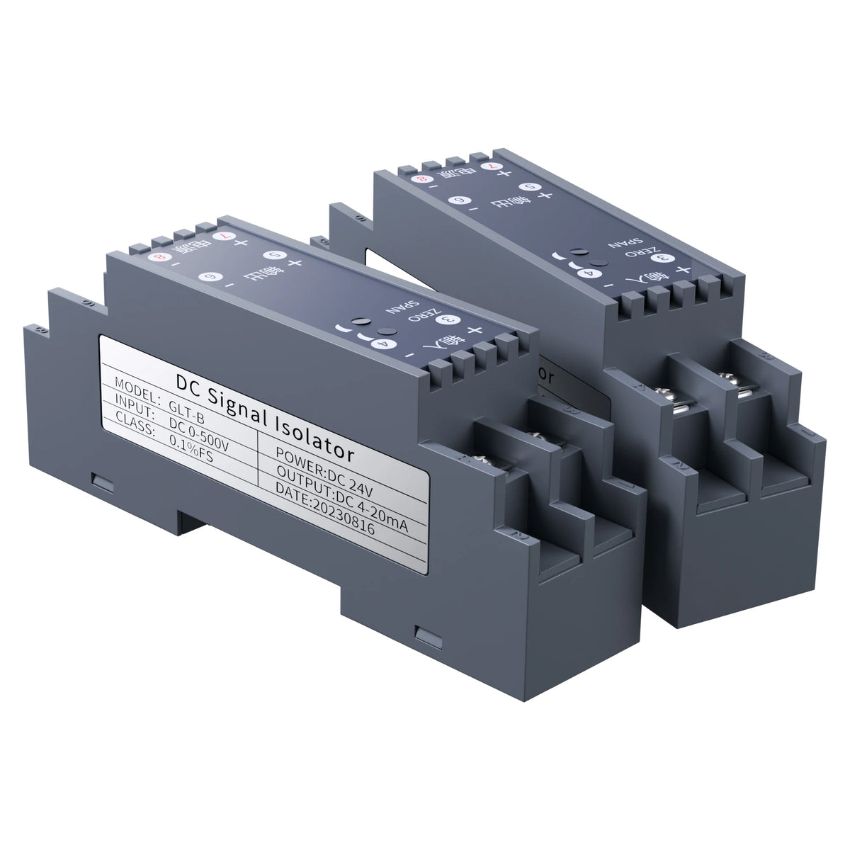 DC signal converter 4-20mA 0-10V 2000V 20mA 75mV Signal transmitter Current Voltage Transducer