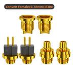 Earphone Convert Plug Universal Multifunctional Headphone Pins Replaceable 0.78mm MMCX PE Ie300 T2 A2DC Ie400 Female Connector