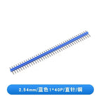 10PCS 1X40 Pin Single Row MALE 2.54MM PITCH 11MM/15MM/17MM/21MM/25MM LONG PIN Header Connector Strip 1X40pin 1*40 40P 40Pin
