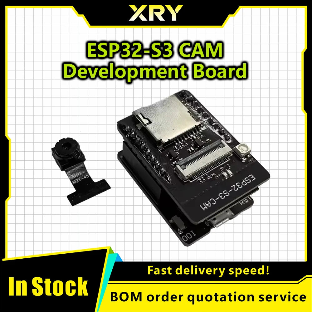 XRY ESP32-S3 CAM development board WiFi+Bluetooth module ESP32-S3-N16R8 with OV2640 camera Tablero de desarrollo de cámara ESP32