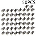 50pcs 1Bit 1 Bit Common Cathode Digital Tube 0.56' 0.56in. Red LED Digit 7 Segment