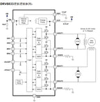 DRV8833 Dual Motor Driver Board Small Size Efficient for Robotics Self Balancing Vehicle Alternative to TB6612FNG